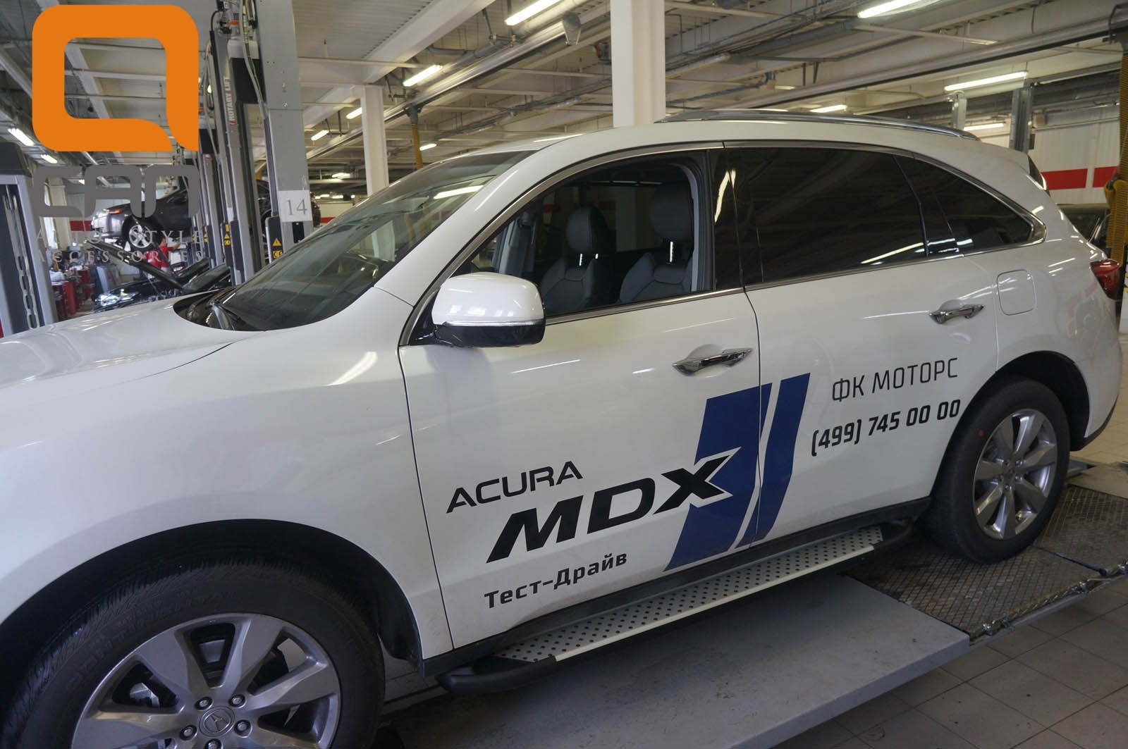 Can Otomotiv ACMD.51.2502 пороги алюминиевые (Sapphire Silver) Acura MDX (2014-)