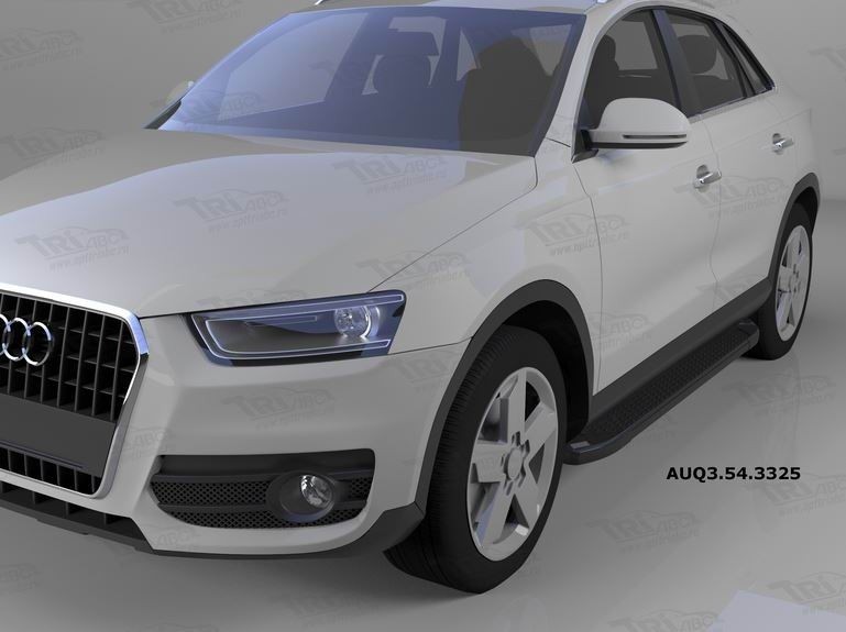 Can Otomotiv AUQ3.54.3325 пороги алюминиевые (Sapphire Black) Audi Q3 (2011-)