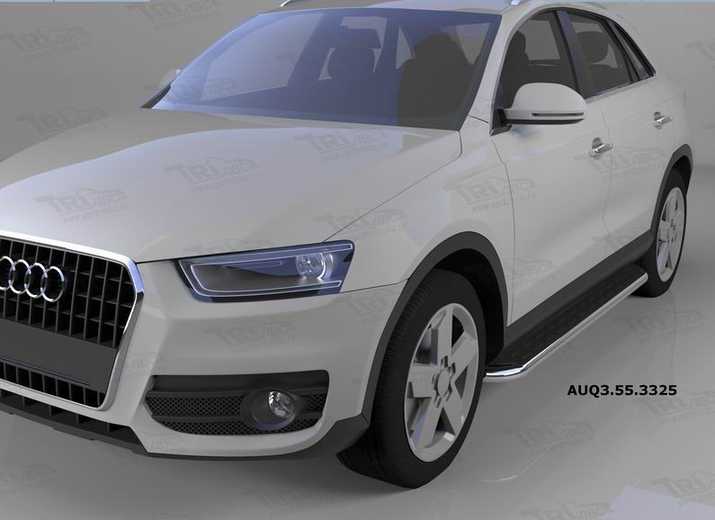 Can Otomotiv AUQ3.55.3325 пороги алюминиевые (Ring) Audi Q3 (2011-)