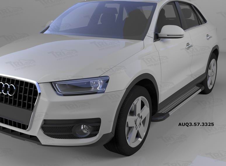 Can Otomotiv AUQ3.57.3325 пороги алюминиевые (Topaz) Audi Q3 (2011-)