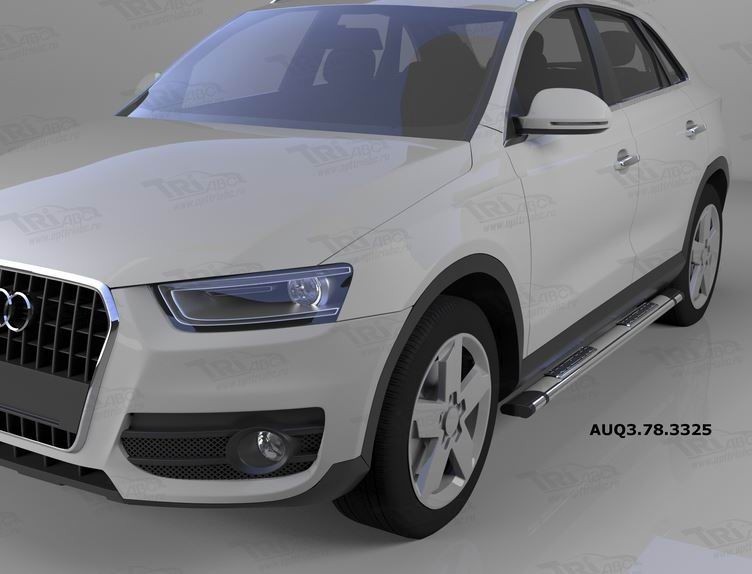 Can Otomotiv AUQ3.78.3325 пороги алюминиевые (Emerald silver ) Audi Q3 (2011-)