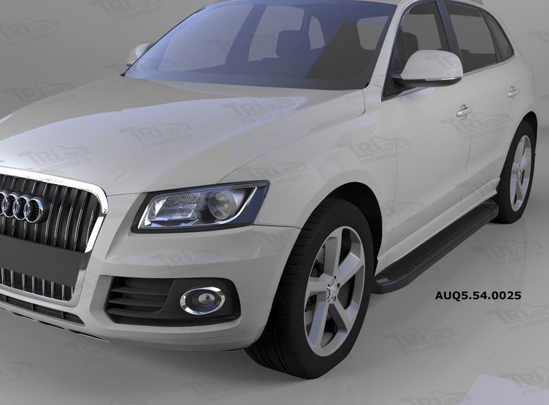 Can Otomotiv AUQ5.54.0025 пороги алюминиевые (Sapphire Black) Audi Q5 (2009-)