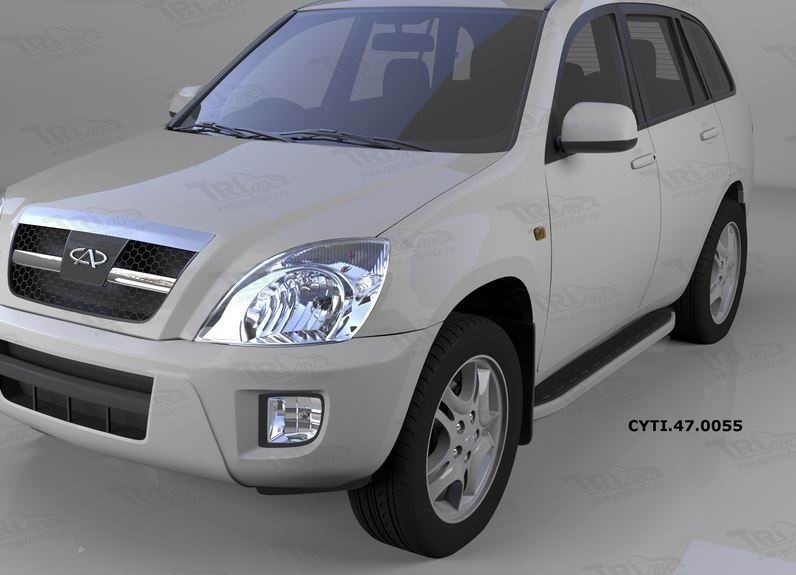 Can Otomotiv CYTI.47.0055 пороги алюминиевые (Alyans) Chery Tiggo (2006-)