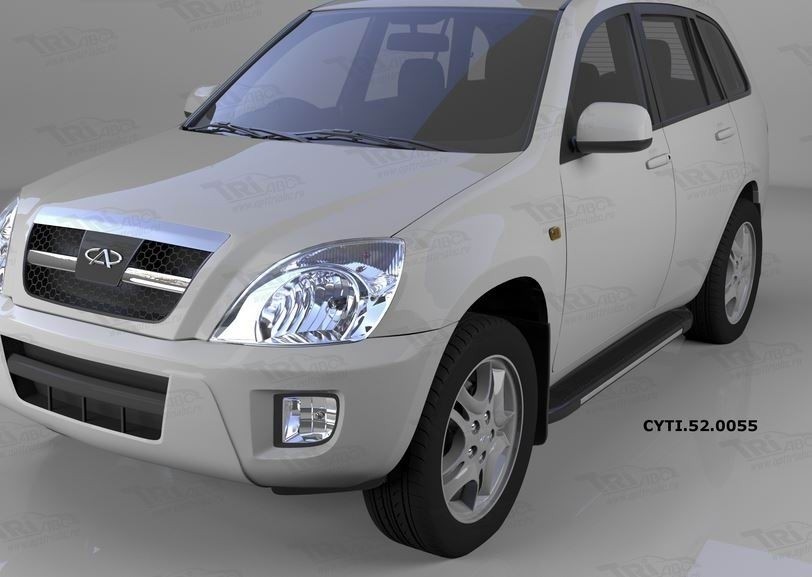 Can Otomotiv CYTI.52.0055 пороги алюминиевые (Onyx) Chery Tiggo (2006-)