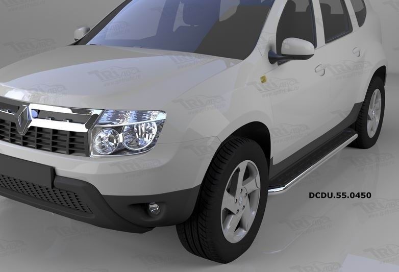 Can Otomotiv DCDU.55.0450 пороги алюминиевые (Ring) Nissan Terrano (2014-)