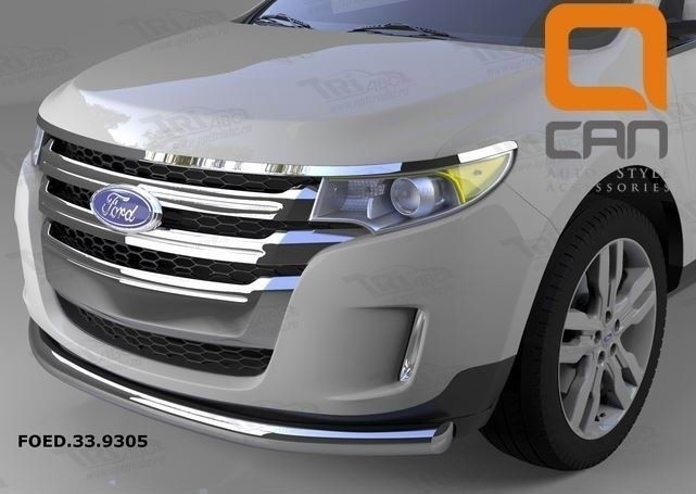 Can Otomotiv FOED.33.9305 защита переднего бампера Ford Edge (2014-) (одинарная) d 76