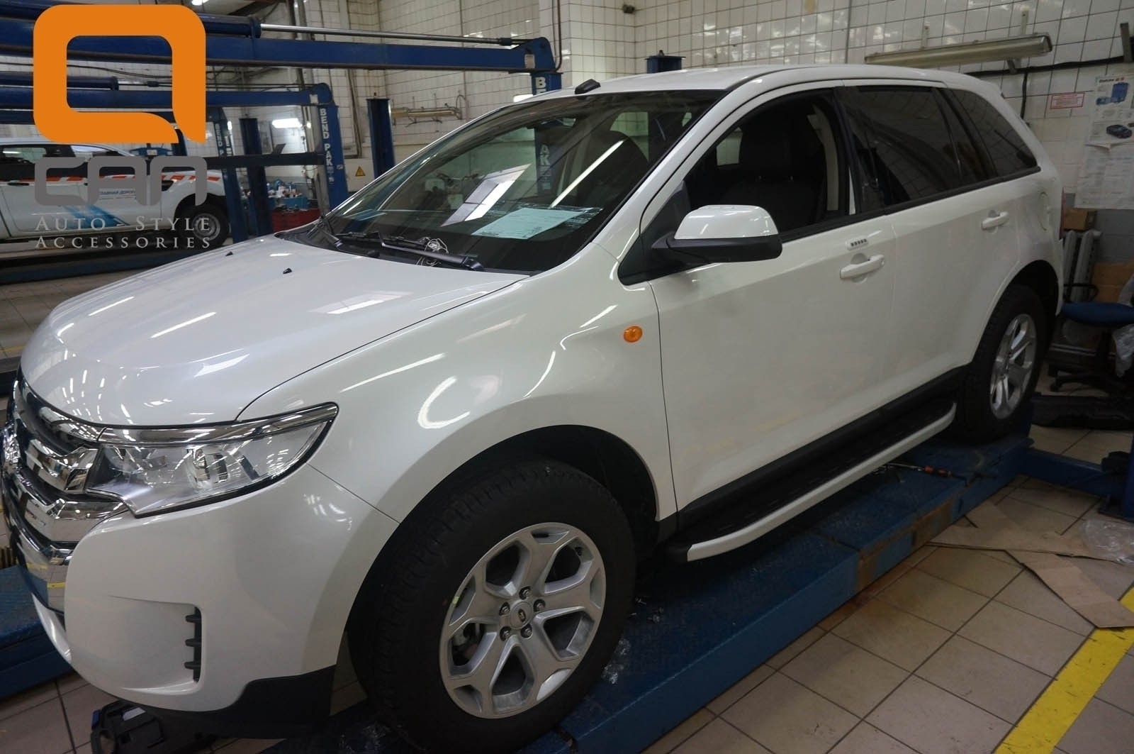 Can Otomotiv FOED.47.1860 пороги алюминиевые (Alyans) Ford Edge (2014-)