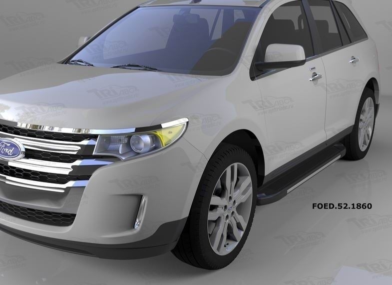 Can Otomotiv FOED.52.1860 пороги алюминиевые (Onyx) Ford Edge (2014-)