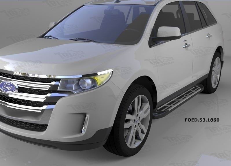 Can Otomotiv FOED.53.1860 пороги алюминиевые (Corund Silver) Ford Edge (2014-)