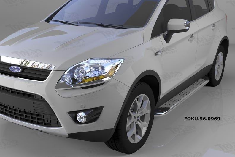 Can Otomotiv FOKU.56.0969 пороги алюминиевые (Opal) Ford Kuga (2008-2013)