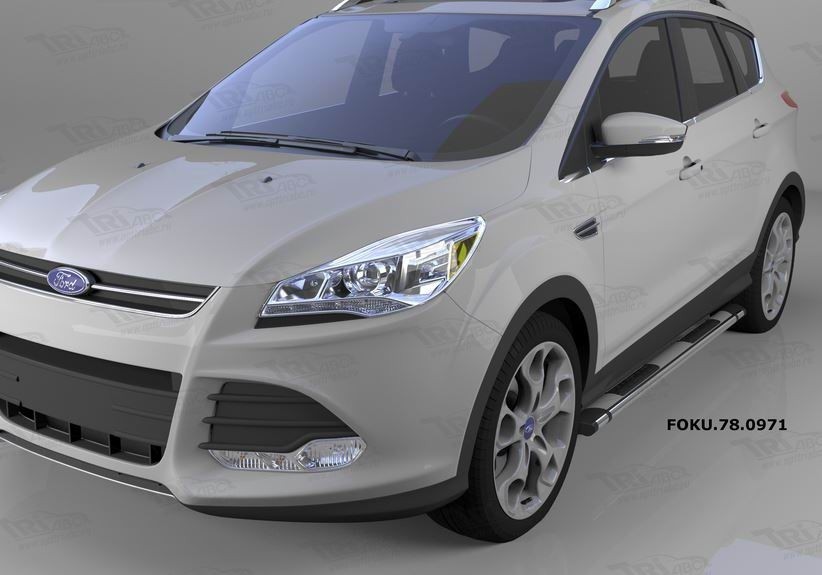 Can Otomotiv FOKU.78.0971 пороги алюминиевые (Emerald silver ) Ford Kuga (2013-)