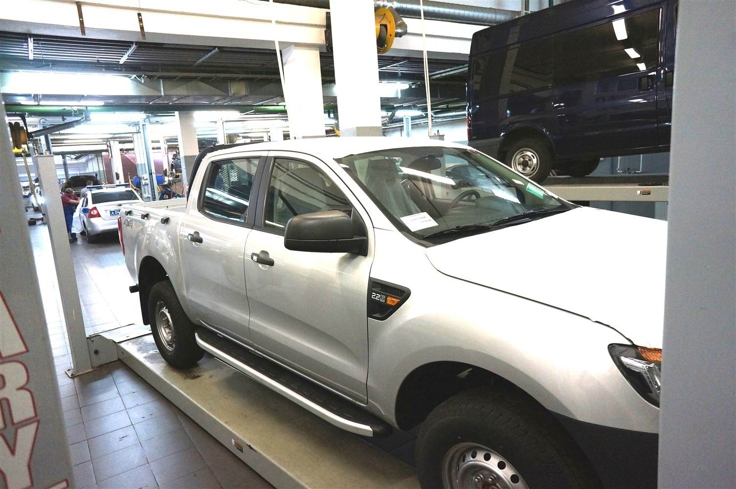 Can Otomotiv FORN.47.1971 пороги алюминиевые (Alyans) Ford Ranger (2012-) 4 дв.