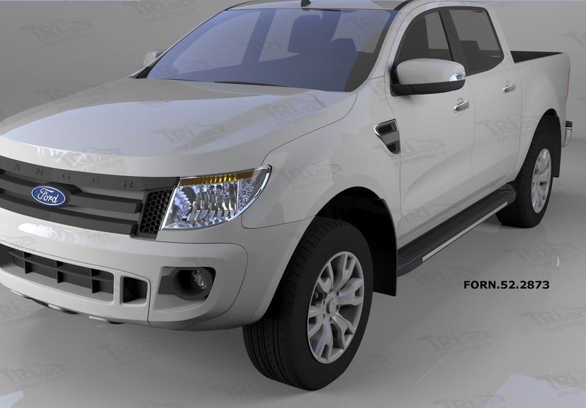 Can Otomotiv FORN.52.2873 пороги алюминиевые (Onyx) Ford Ranger (2012-)