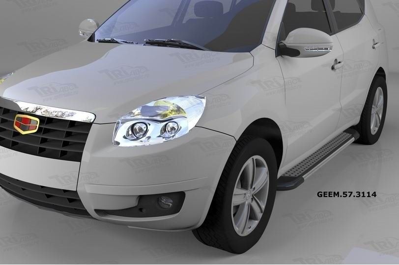 Can Otomotiv GEEM.57.3114 пороги алюминиевые (Topaz) Geely Emgrand X7 (2014-)