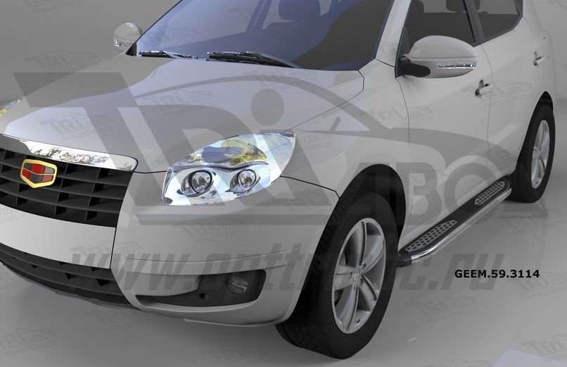 Can Otomotiv GEEM.59.3114 пороги алюминиевые (Zirkon) Geely Emgrand X7 (2014-)