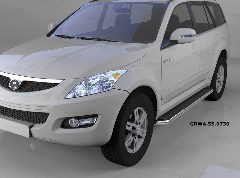 Can Otomotiv GRWA.55.9730 пороги алюминиевые (Ring) Great Wall Hover H5 (2010-)