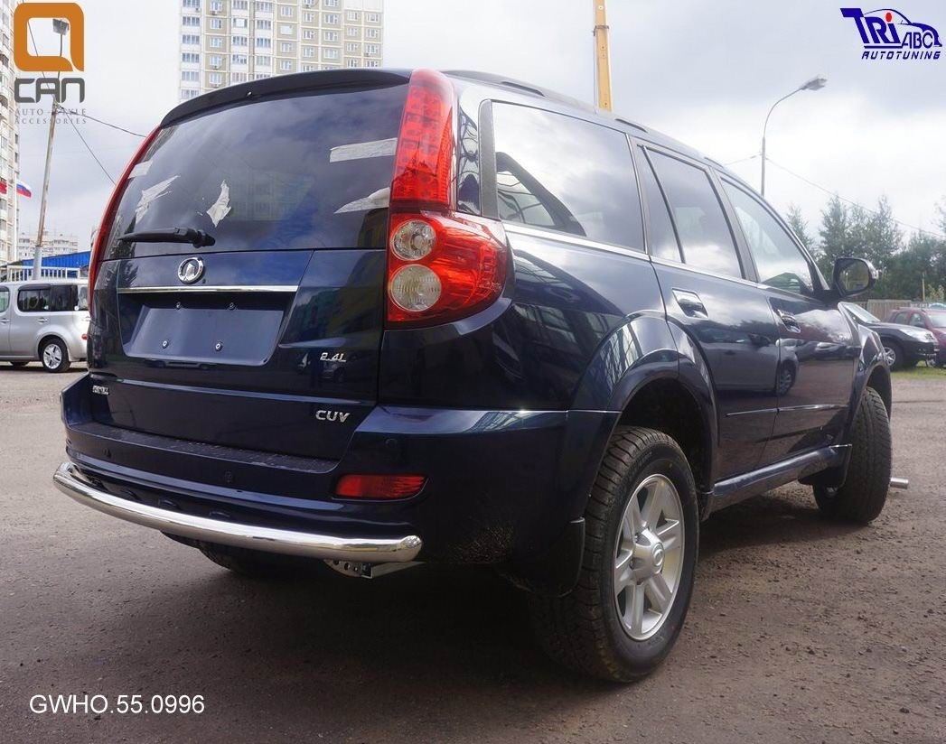 Can Otomotiv GWHO.55.0996 защита заднего бампера Great Wall Hover H5 (2010-) (одинарная) d 60