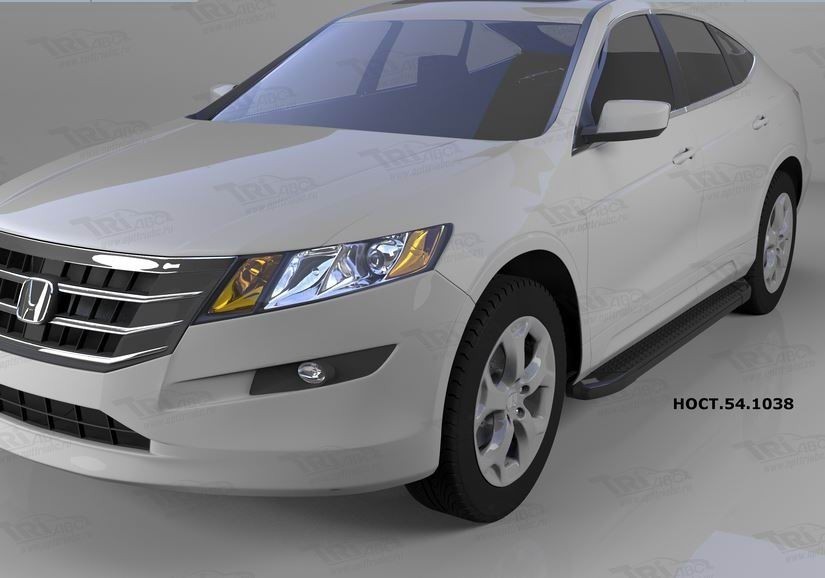 Can Otomotiv HOCT.54.1038 пороги алюминиевые (Sapphire Black) Honda Crosstour (2010-) (нагр. до 40 кг.)