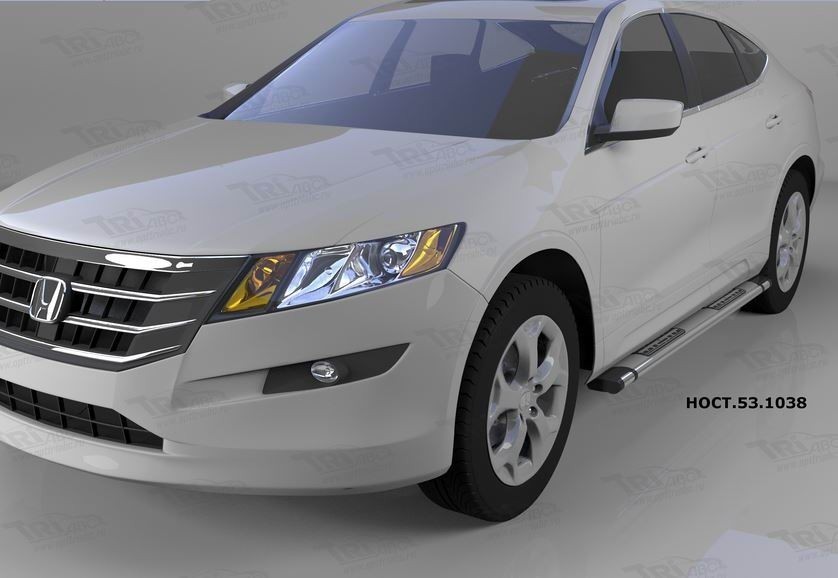 Can Otomotiv HOCT.78.1038 пороги алюминиевые (Emerald silver ) Honda Crosstour (2010-) (нагр. до 40 кг.)