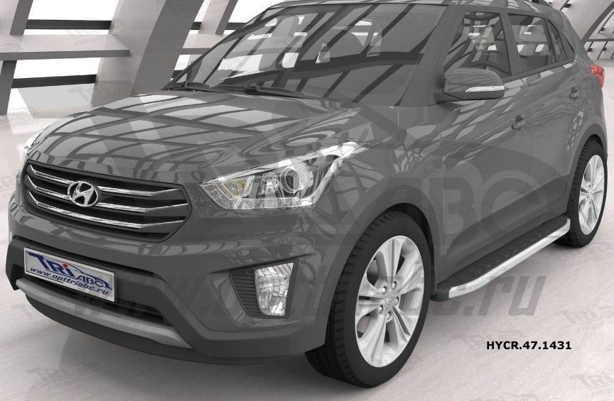 Can Otomotiv HYCR.47.1431 пороги алюминиевые (Alyans) Hyundai Creta (2016-)