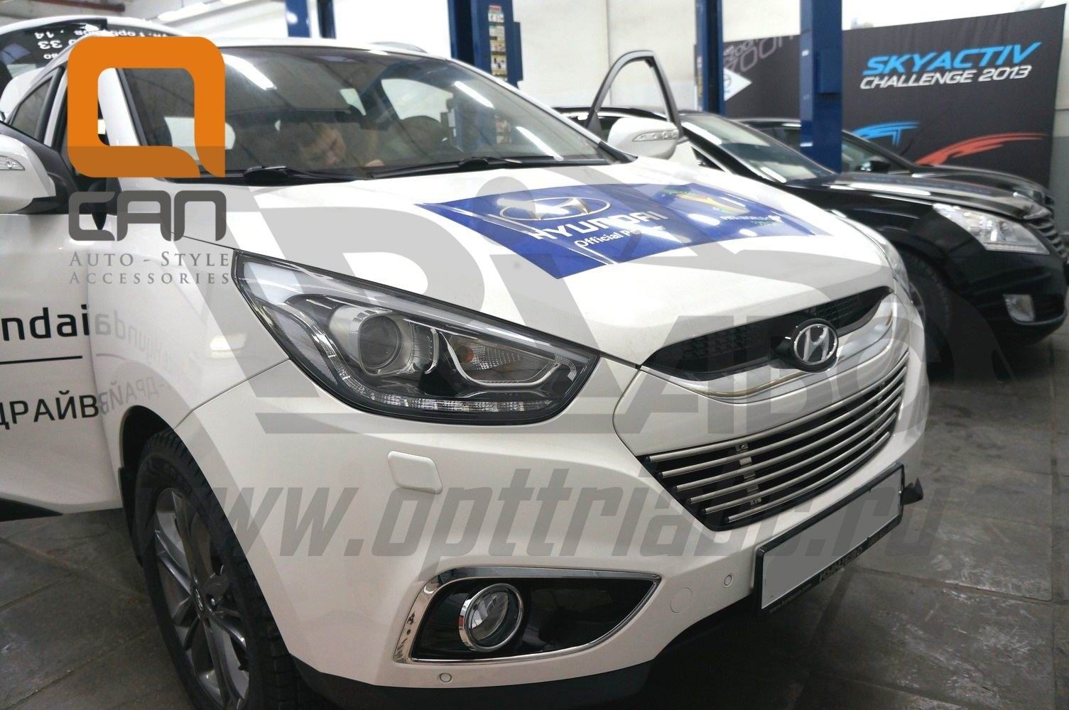 Can Otomotiv HYIX.27.1245 защита радиатора Hyundai ix35 (2009-2015) d12