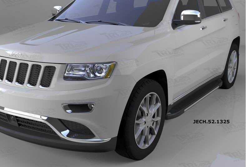 Can Otomotiv JECH.52.1325 пороги алюминиевые (Onyx) Jeep Grand Cherokee (2011-) (кроме SRT)