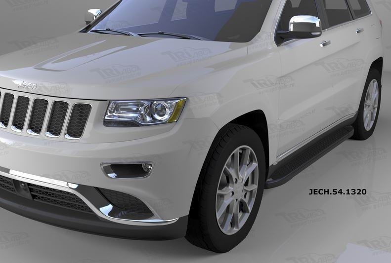 Can Otomotiv JECH.54.1320 пороги алюминиевые (Sapphire Black) Jeep Grand Cherokee (2011-) (кроме SRT)