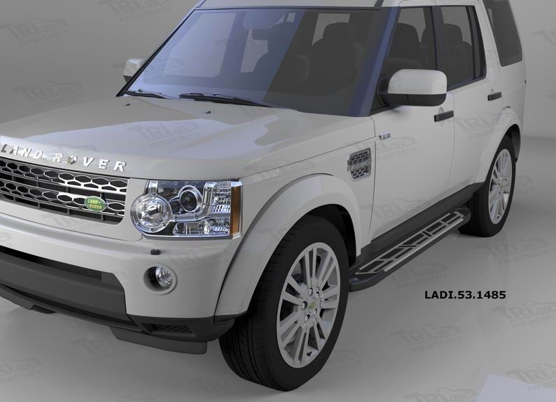 Can Otomotiv LADI.53.1485 пороги алюминиевые (Corund Silver) Land Rover Discovery 3 (2008-2010)