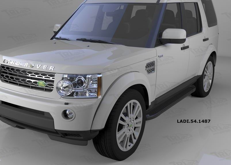 Can Otomotiv LADI.54.1487 пороги алюминиевые (Sapphire Black) Land Rover Discovery 4 (2010-)