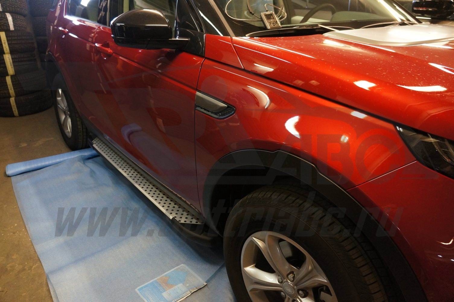 Can Otomotiv LRDS.51.1488 пороги алюминиевые (Sapphire Silver) Land Rover Discovery Sport (2015-)