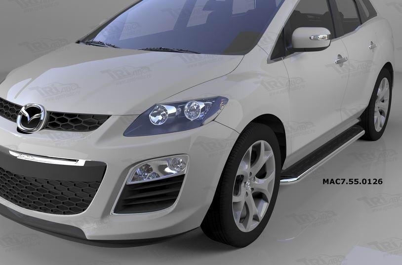 Can Otomotiv MAC7.55.0126 пороги алюминиевые (Ring) Mazda CX7 (2011-)