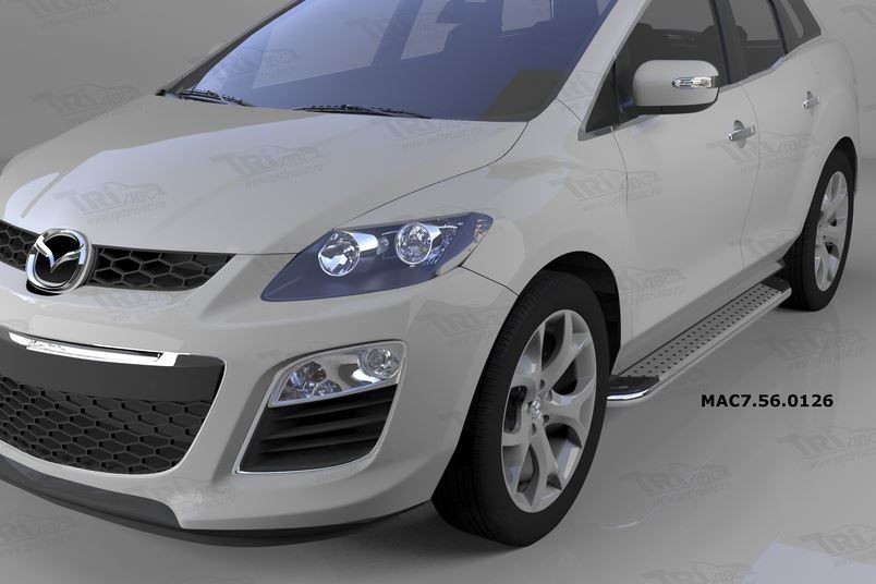 Can Otomotiv MAC7.56.0126 пороги алюминиевые (Opal) Mazda CX7 (2011-)