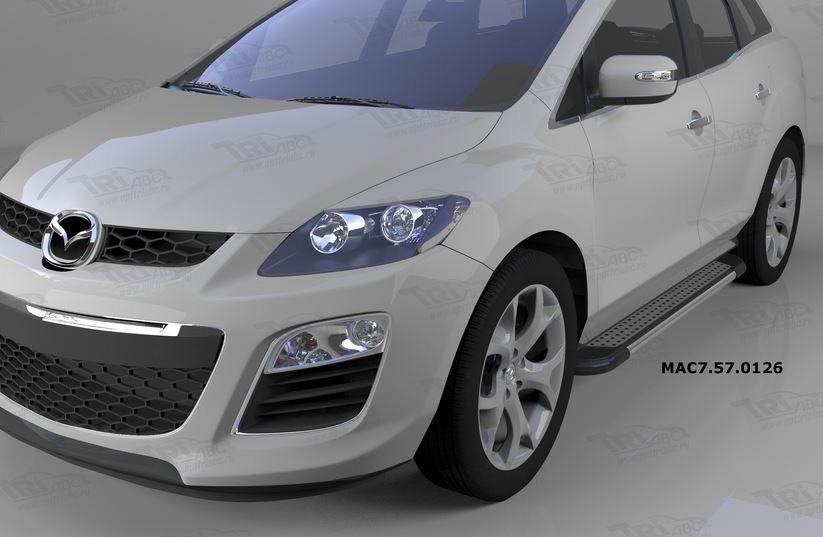 Can Otomotiv MAC7.57.0126 пороги алюминиевые (Topaz) Mazda CX7 (2011-)