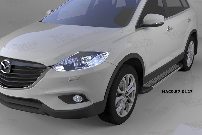 Can Otomotiv MAC9.57.0127 пороги алюминиевые (Topaz) Mazda CX9 (2013-)