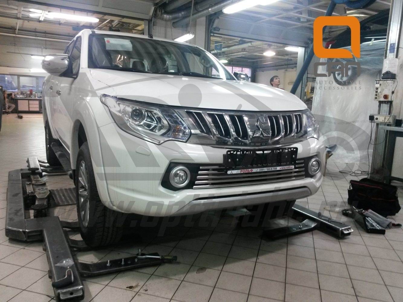 Can Otomotiv MIL2.27.1955 решетка радиатора Mitsubishi L200 (2015-) d16