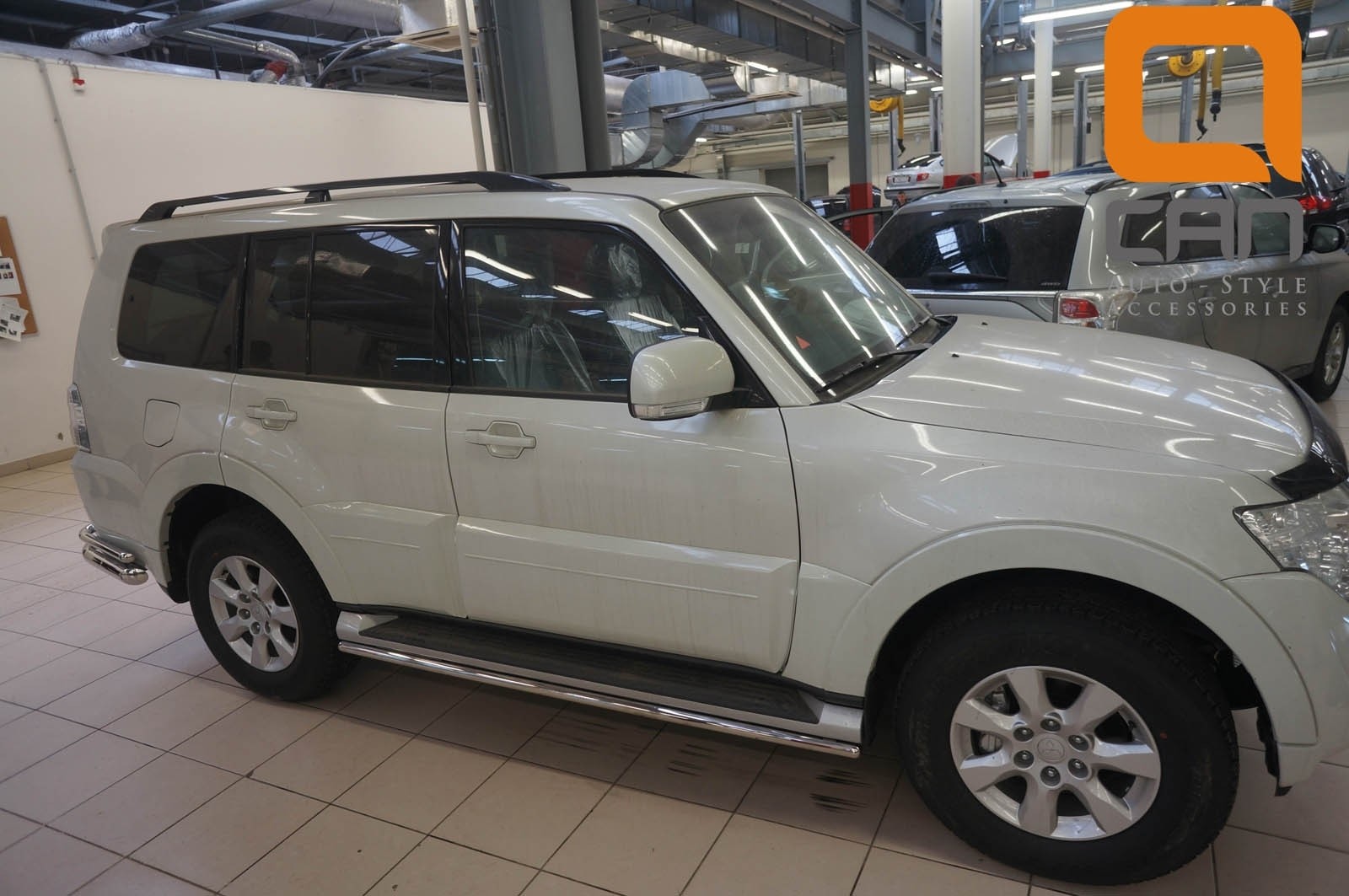 Can Otomotiv MIPA.43.2039 защита штатных порогов Mitsubishi Pajero IV (2011-) d 42