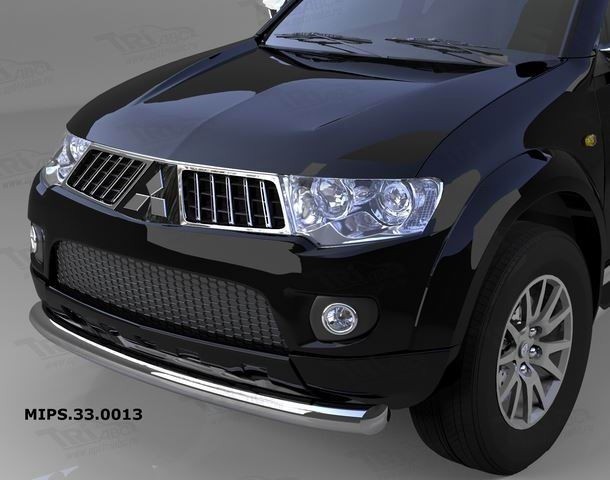 Can Otomotiv MIPS.33.0013 защита переднего бампера Mitsubishi Pajero Sport (2008-) (одинарная) d 76