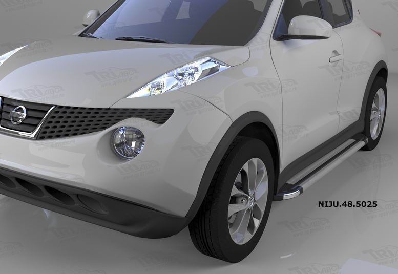 Can Otomotiv NIJU.48.5025 пороги алюминиевые (Brillant) Nissan Juke (2011-) (серебр)