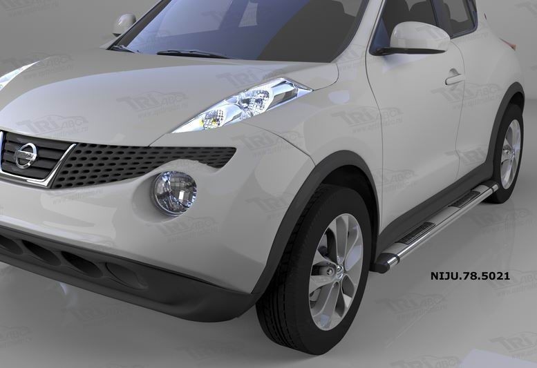 Can Otomotiv NIJU.78.5021 пороги алюминиевые (Emerald silver ) Nissan Juke (2011-)