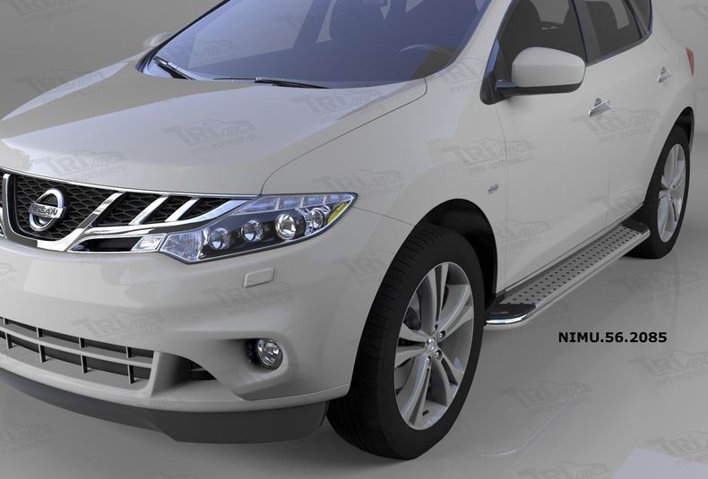 Can Otomotiv NIMU.56.2085 пороги алюминиевые (Opal) Nissan Murano (2008-2015)