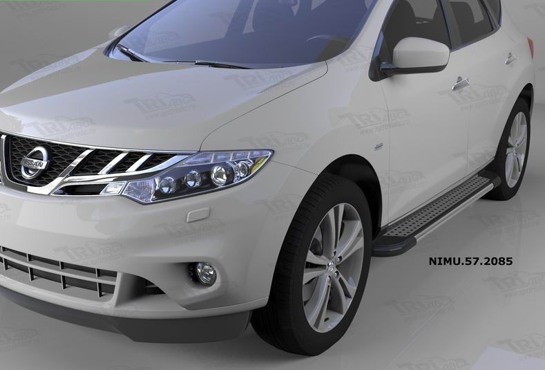 Can Otomotiv NIMU.57.2085 пороги алюминиевые (Topaz) Nissan Murano (2008-2015)