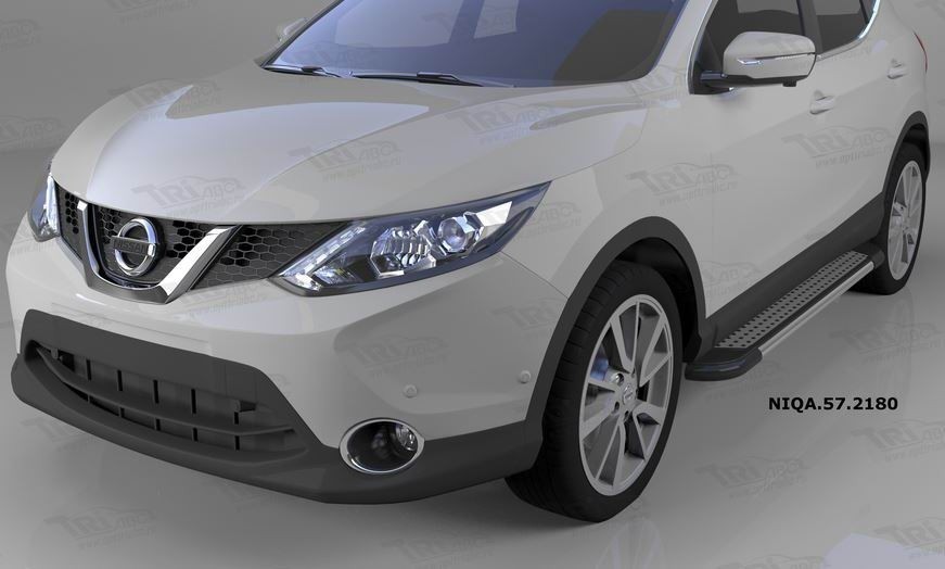 Can Otomotiv NIQA.57.2180 пороги алюминиевые (Topaz) Nissan Qashqai (2014-)