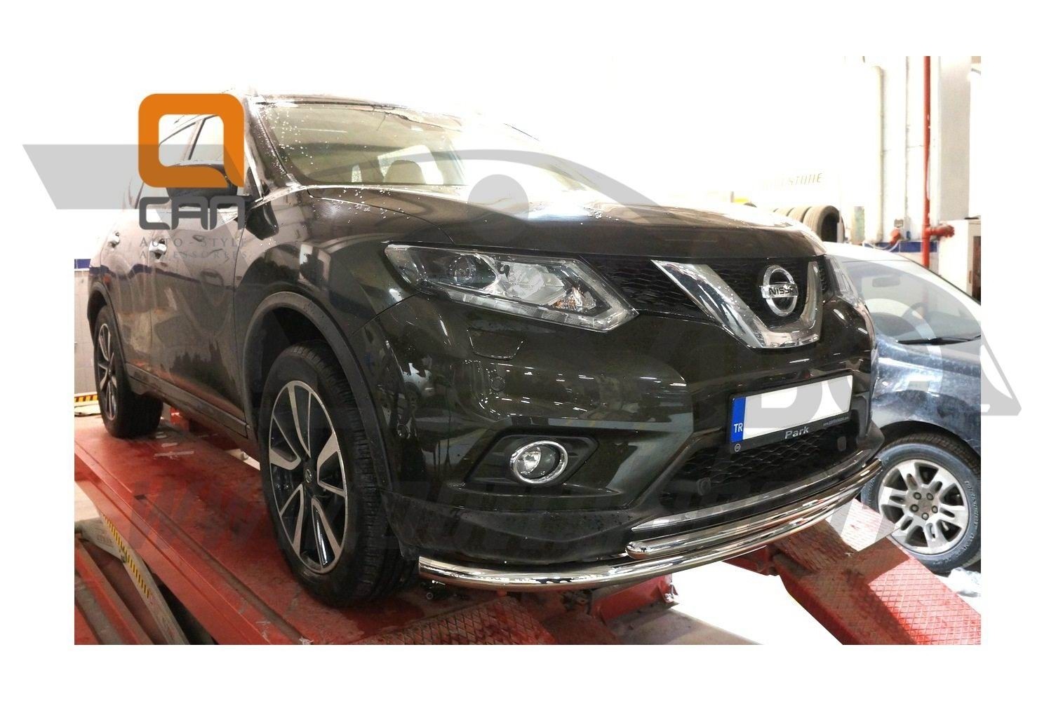 Can Otomotiv NIXT.33.2289 защита переднего бампера Nissan X-Trail (2014-) (двойная) d 60/42