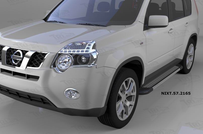 Can Otomotiv NIXT.57.2165 пороги алюминиевые (Topaz) Nissan X-Trail (2007-2010-2014)