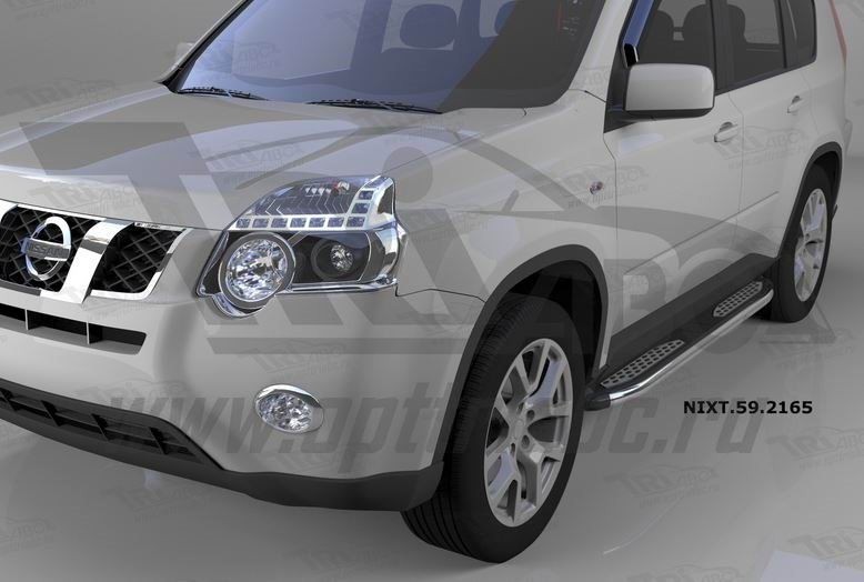 Can Otomotiv NIXT.59.2165 пороги алюминиевые (Zirkon) Nissan X-Trail (2007-2010-2014)