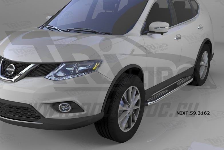 Can Otomotiv NIXT.59.3162 пороги алюминиевые (Zirkon) Nissan X-Trail (2014-)