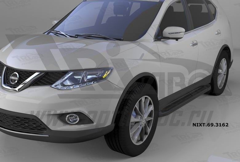 Can Otomotiv NIXT.69.3162 пороги алюминиевые (Corund Black) Nissan X-Trail (2014-)