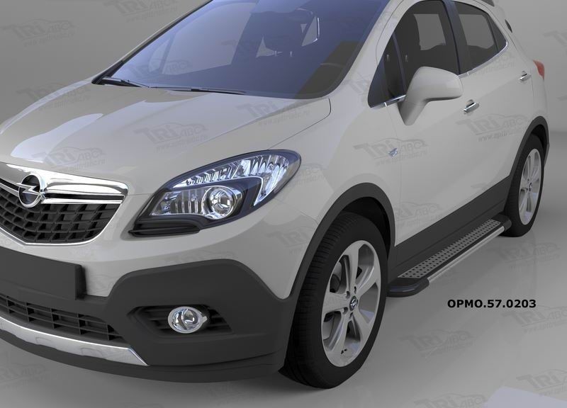 Can Otomotiv OPMO.57.0203 пороги алюминиевые (Topaz) Opel Mokka (2012-)