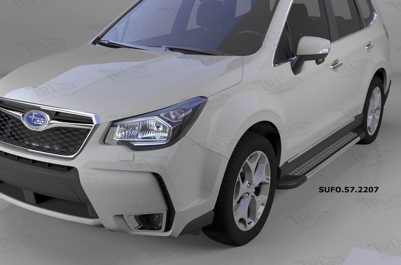 Can Otomotiv SUFO.57.2207 пороги алюминиевые (Topaz) Subaru Forester (2013-)