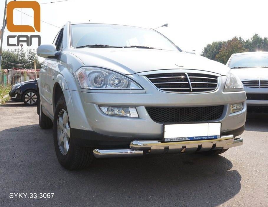 Can Otomotiv SYKY.33.3067 защита переднего бампера SsangYong Kyron (2006-) (Shark) d 76/76